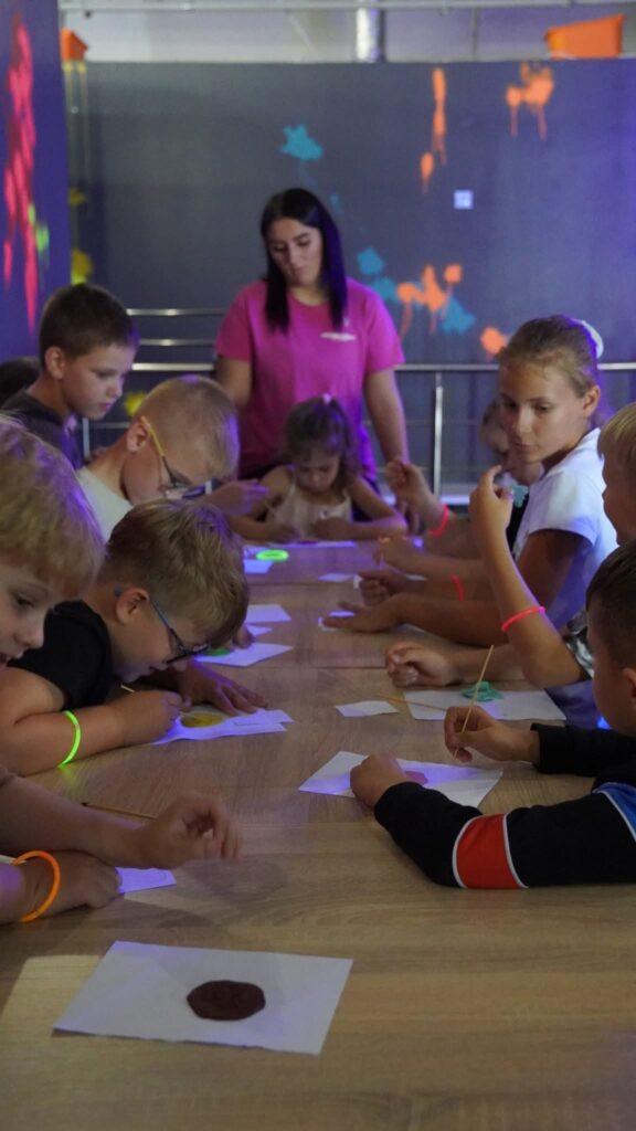 Warsztaty w trakcie mini kolonii